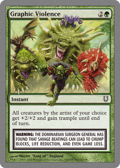 Graphic Violence (100) (UNH)