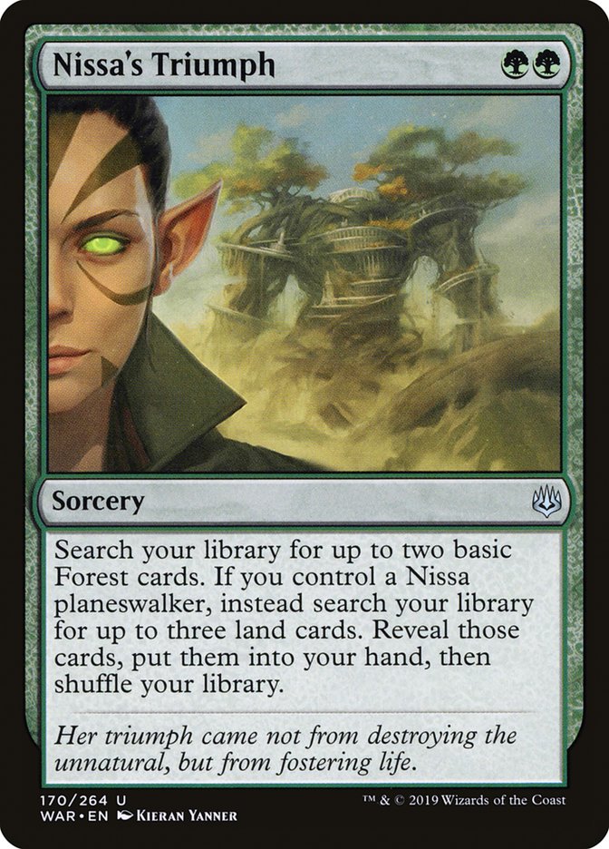 Nissa's Triumph (170) (WAR)