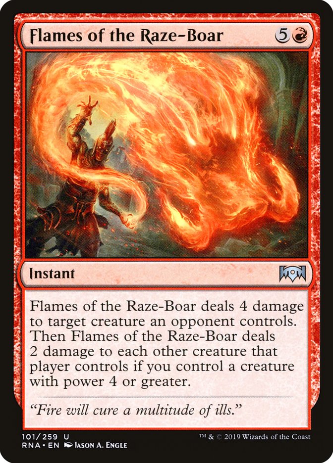 Flames of the Raze-Boar (101) (RNA)