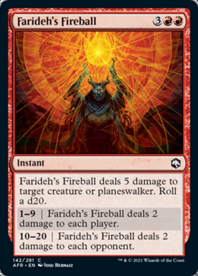 Farideh's Fireball (142) (AFR)