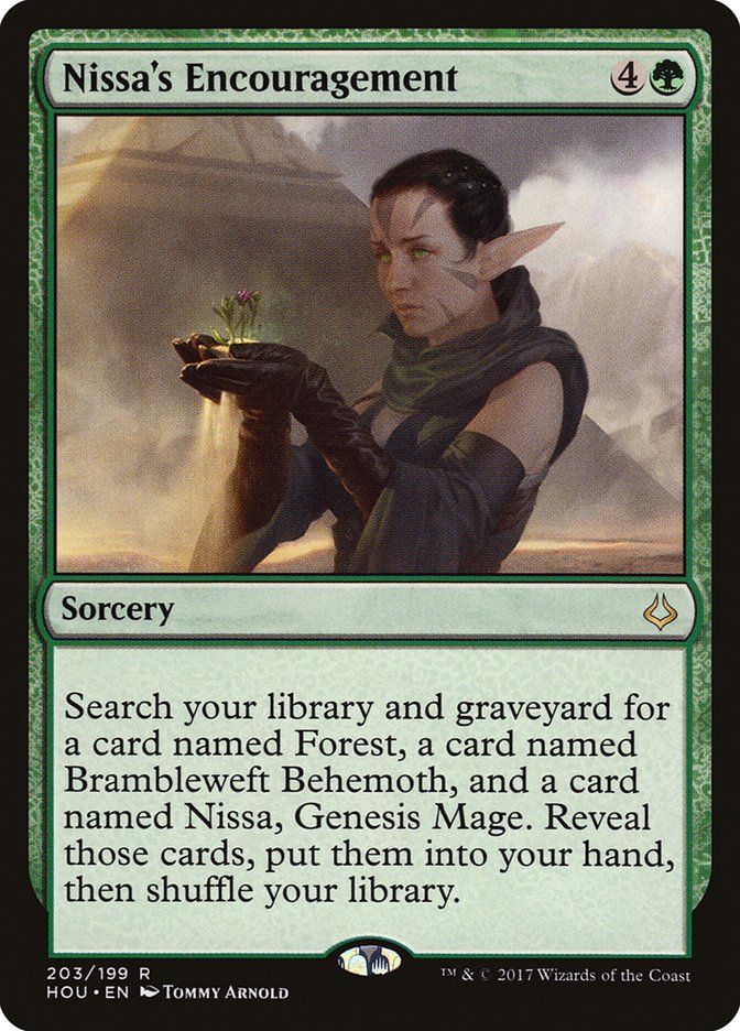 Nissa's Encouragement (203) (HOU)