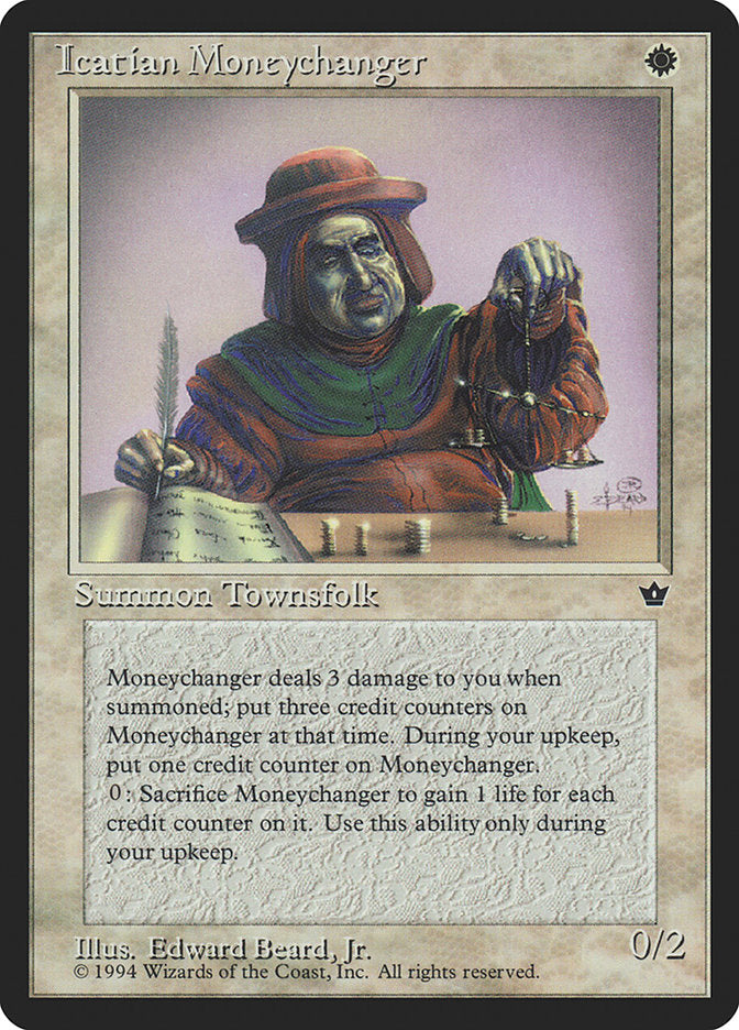 Icatian Moneychanger (Beard, Jr.) (FEM)