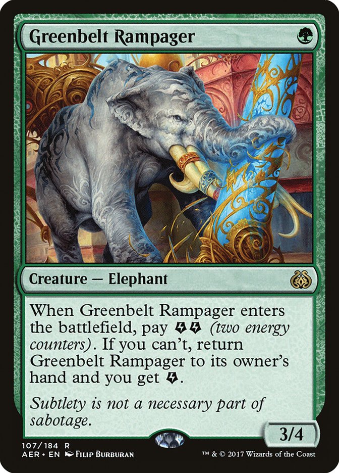 Greenbelt Rampager (Aether Revolt) (107)