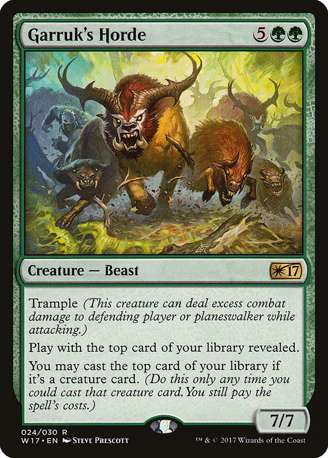Garruk's Horde (24) (W17)