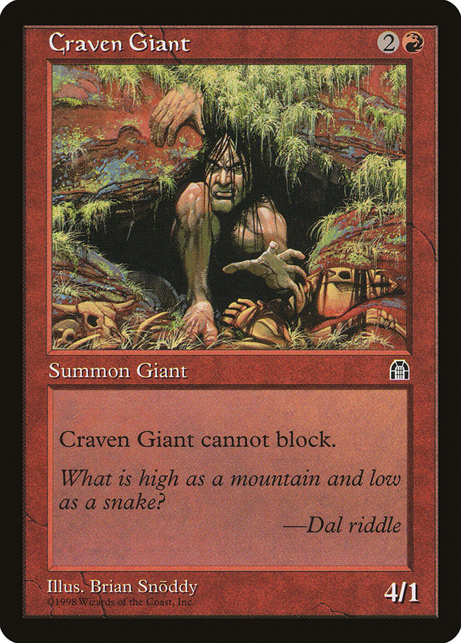 Craven Giant [Stronghold]