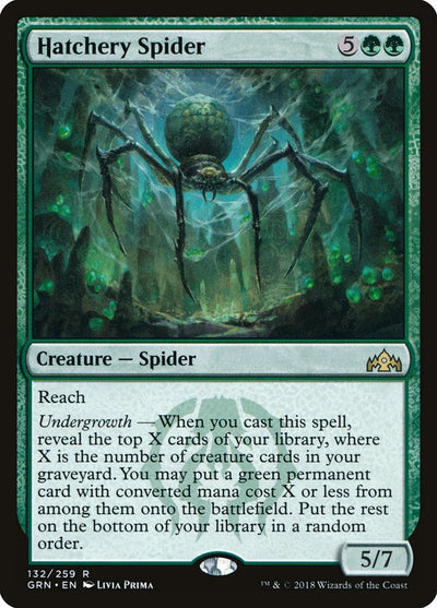 Hatchery Spider (132) (GRN)