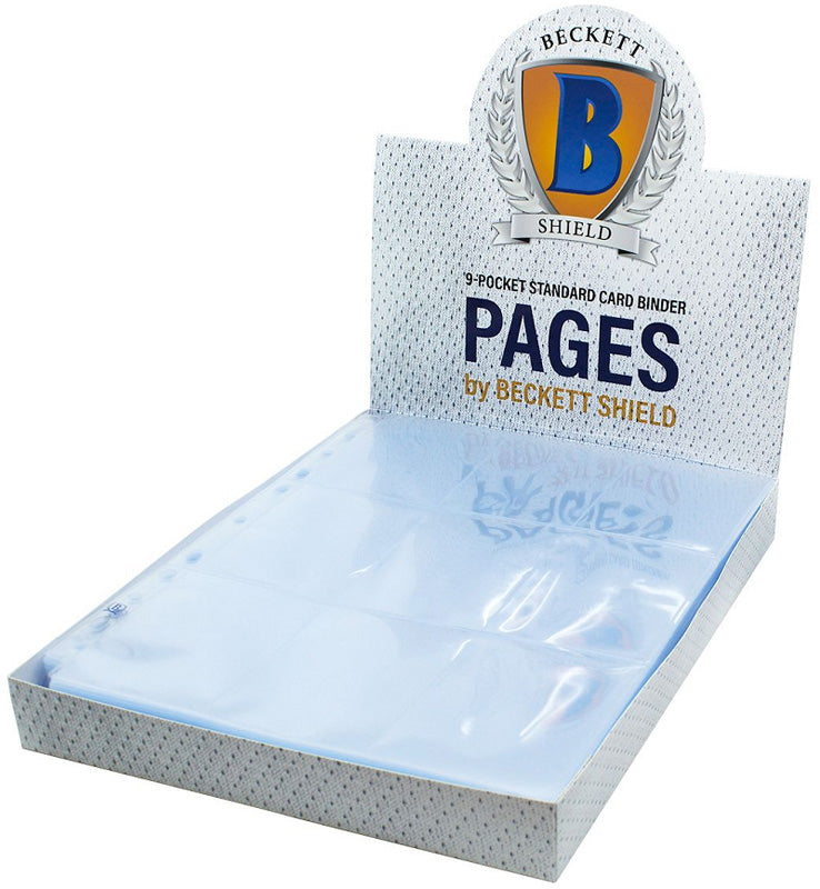 9-Pocket Pages for Standard Size Cards(100)