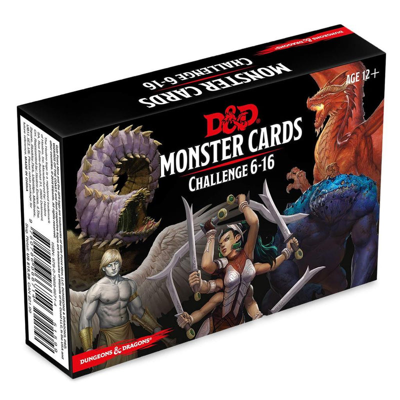 D&D Monster Cards: Challenge 6–16