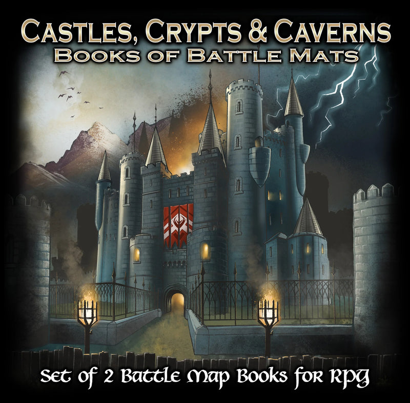 Book of Battle Mats: Castles, Crypts and Caverns