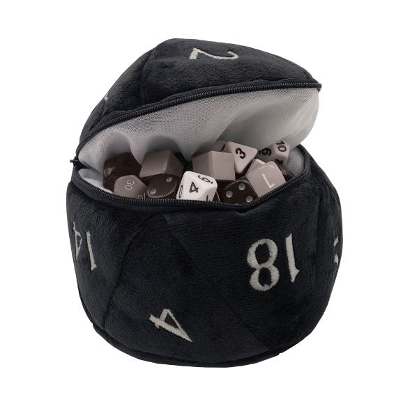 Plush D20 Dice Bag