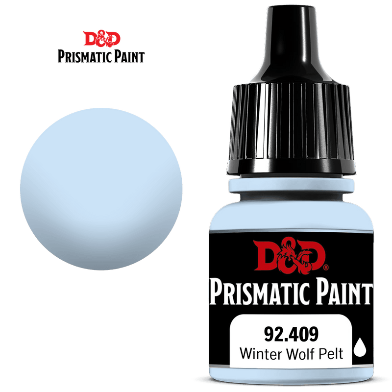 Winter Wolf Pelt D&D Prismatic Paint