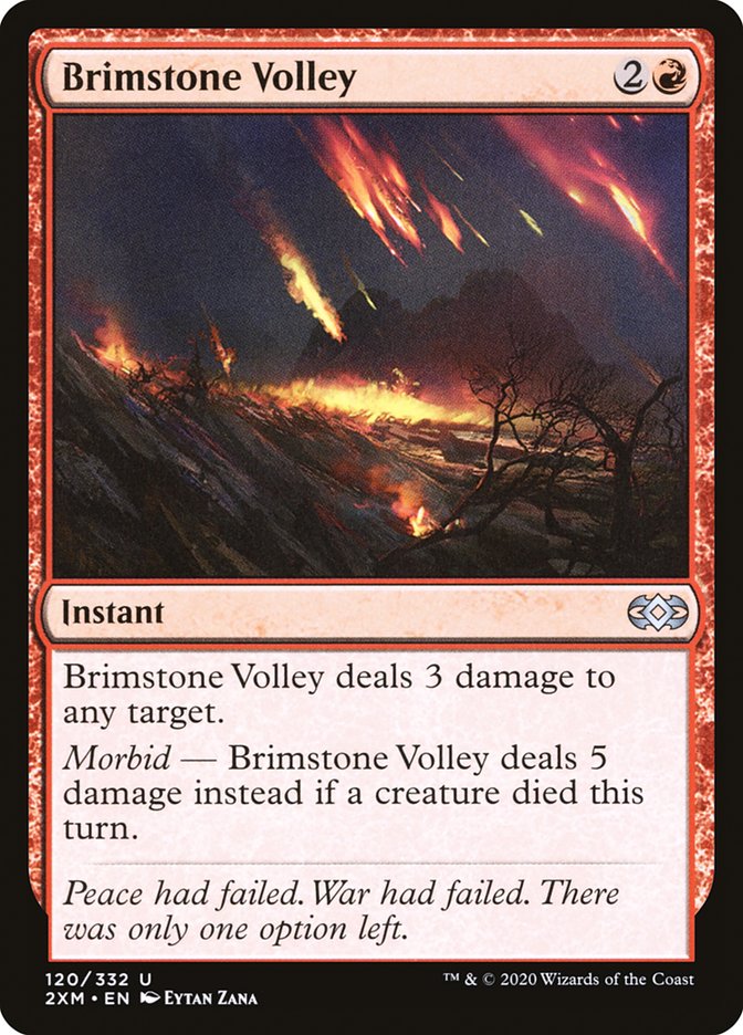 Brimstone Volley (120) (2XM)
