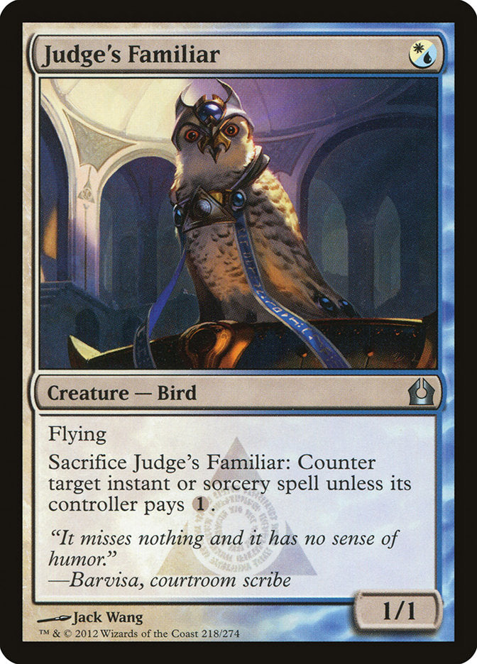 Judge's Familiar (218) (RTR)