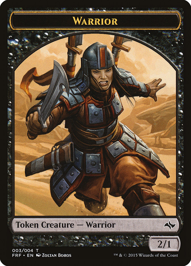 Warrior Token (3) (FRF)