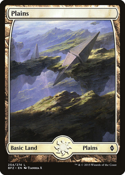 Plains (254) - Full Art (254) (BFZ)
