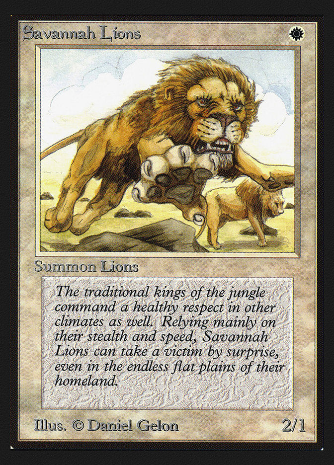 Savannah Lions [International Collectors' Edition]