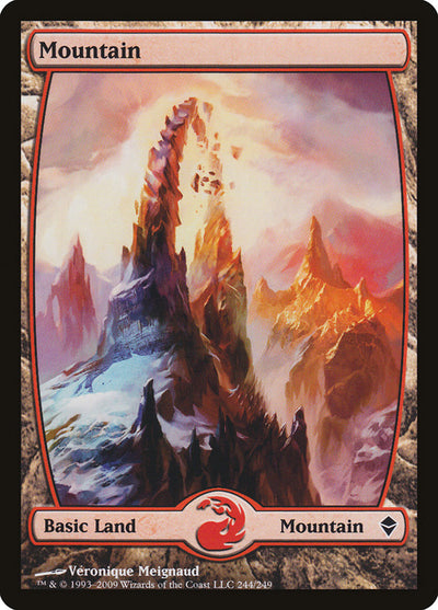 Mountain (244) - Full Art (244) (ZEN)