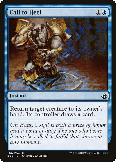 Call to Heel (114) (BBD)