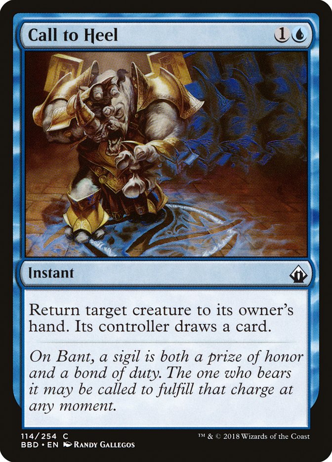 Call to Heel (114) (BBD)