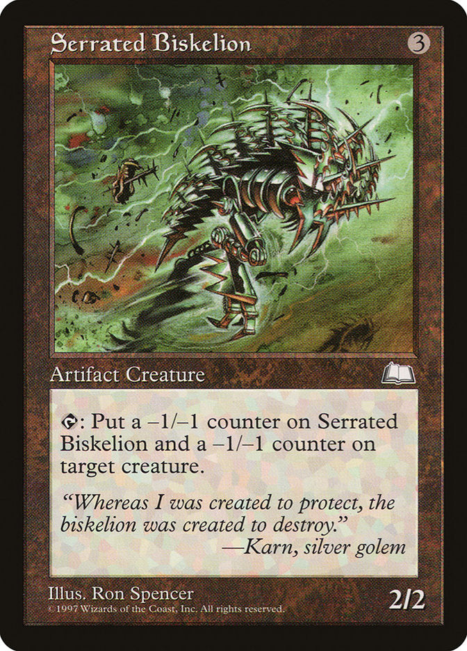 Serrated Biskelion [Weatherlight]