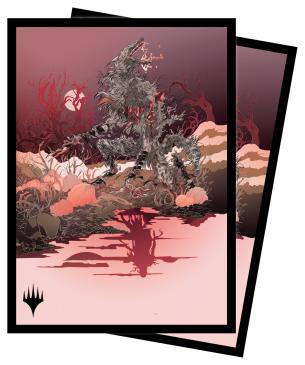 Innistrad Midnight Hunt 100ct Sleeves X featuring Arlinn, the Moon's Fury for Magic: The Gathering