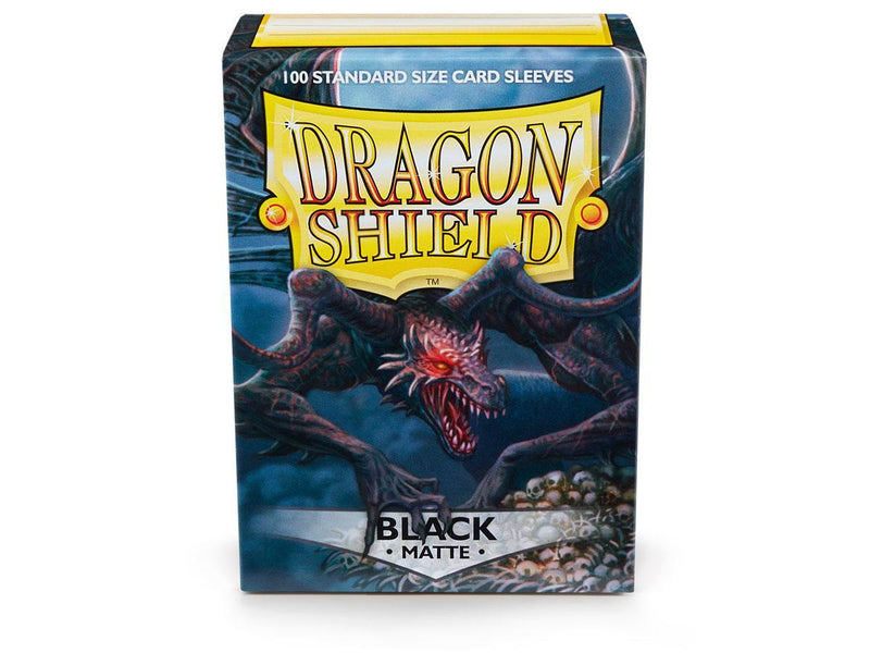 Dragon Shield Matte Sleeve - Black ‘Rhipodon’ 100ct