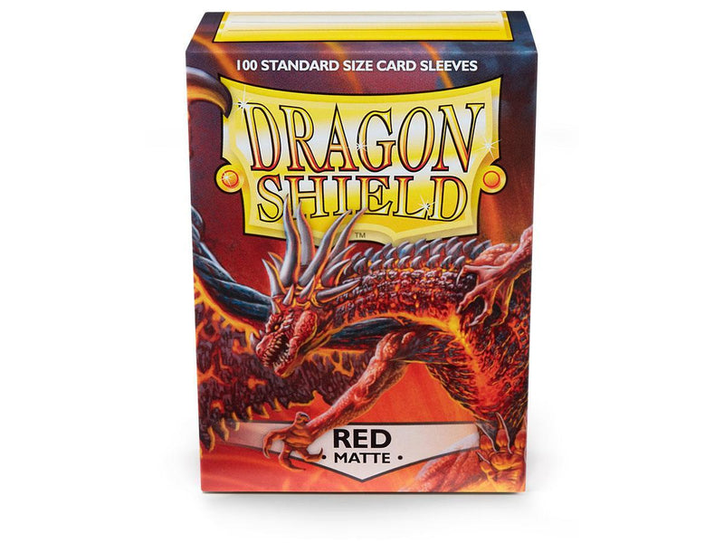 Dragon Shield Matte Sleeve - Red ‘Moltanis’ 100ct