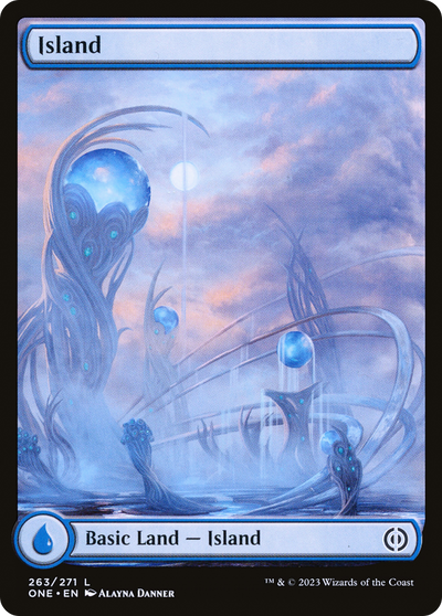 Island (263) - Full Art (263) (ONE)