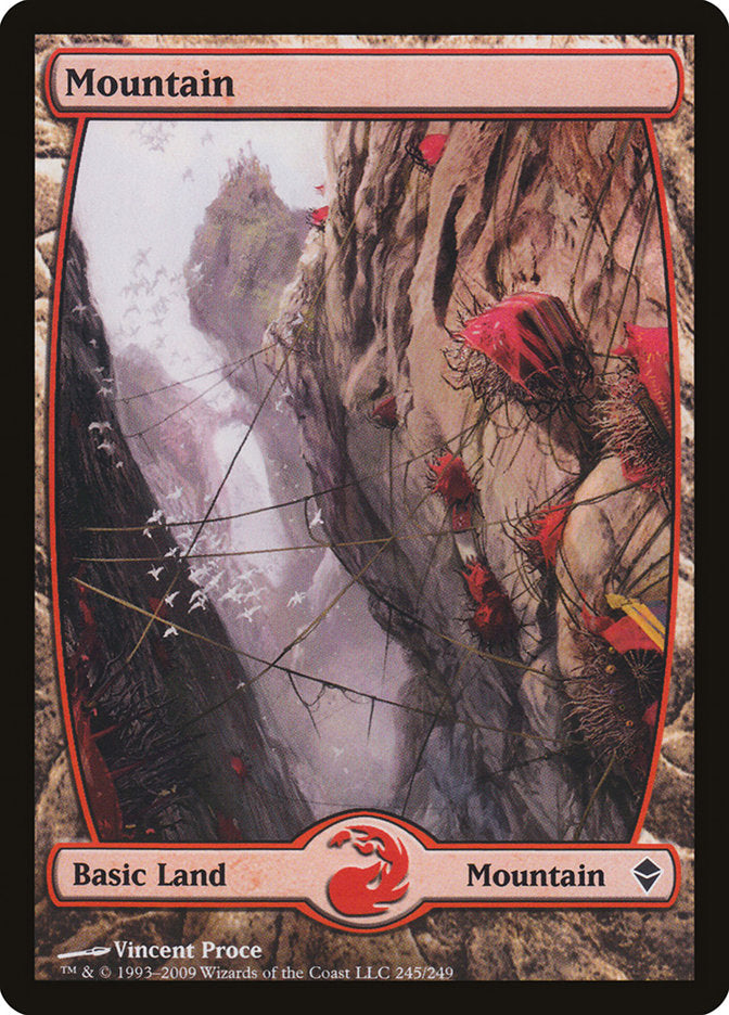 Mountain (245) - Full Art (245) (ZEN)