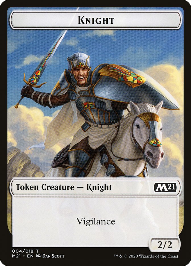 Knight Token (4) (M21)
