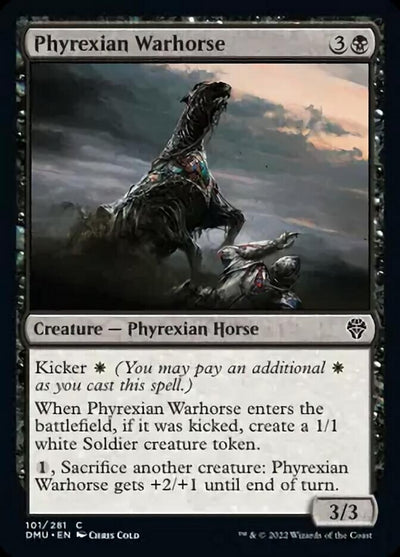 Phyrexian Warhorse (101) (DMU)