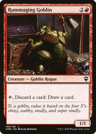 Rummaging Goblin (198) (CMR)