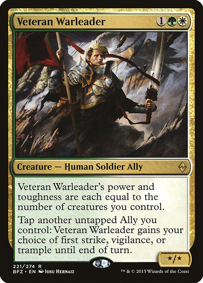 Veteran Warleader (221) (BFZ)