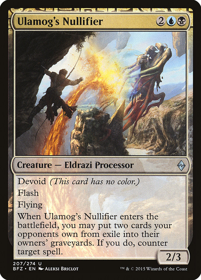 Ulamog's Nullifier (207) (BFZ)