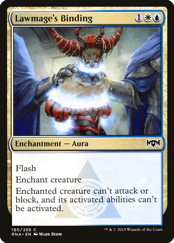 Lawmage's Binding (190) (RNA)