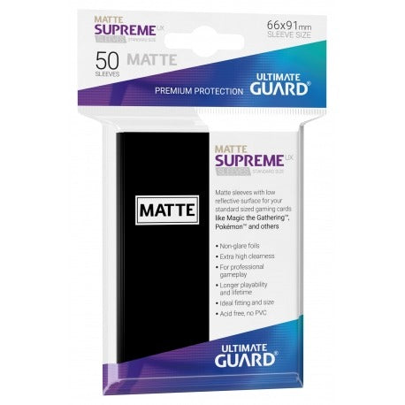 Ultimate Guard Matte Supreme Sleeves 50 Count