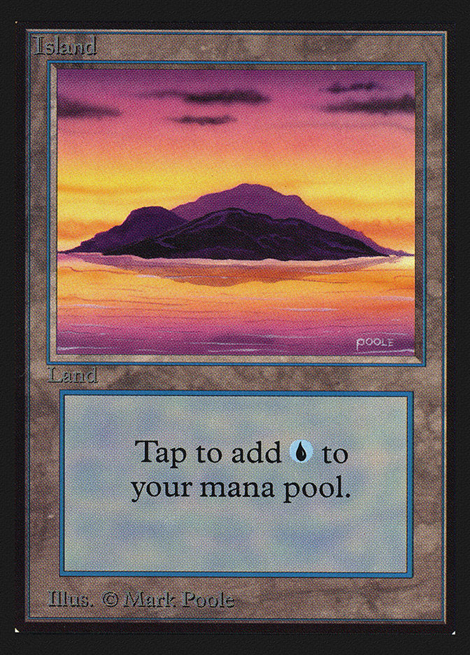Island (Sunset / Signature on Right) [International Collectors' Edition]