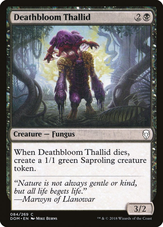 Deathbloom Thallid (84) (DOM)