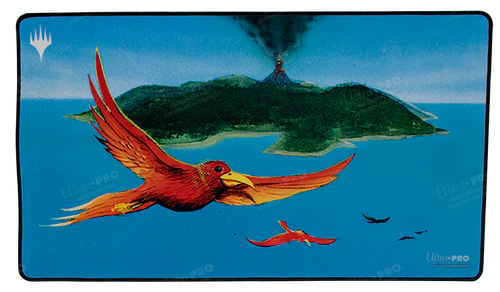 Dominaria Remastered Birds of Paradise Black Stitched Standard Gaming Playmat