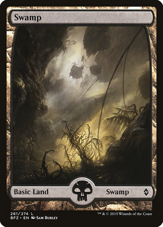 Swamp (261) - Full Art (261) (BFZ)