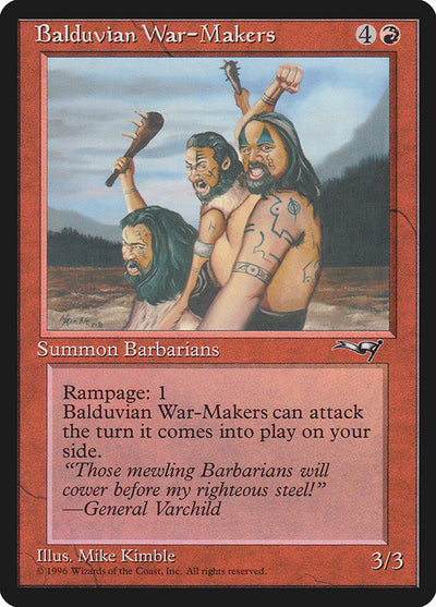 Balduvian War-Makers (Gen. Varchild Flavor) (98) (ALL)