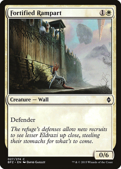 Fortified Rampart (27) (BFZ)