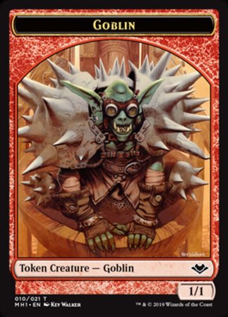 Goblin (010) // Golem (018) Double-sided Token [Modern Horizons Tokens]