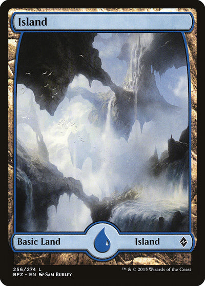 Island (256) - Full Art (256) (BFZ)