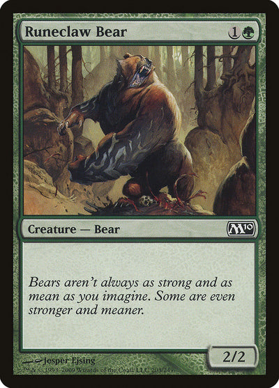 Runeclaw Bear (203) (M10)