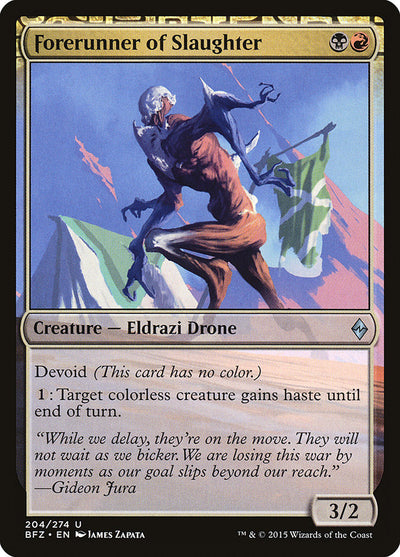 Forerunner of Slaughter (204) (BFZ)