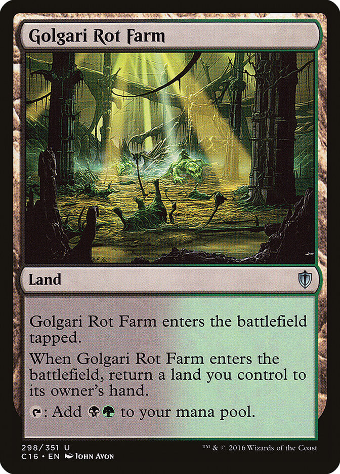 Golgari Rot Farm [Commander 2016]
