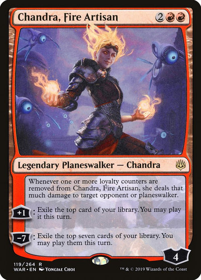 Chandra, Fire Artisan (119) (WAR)