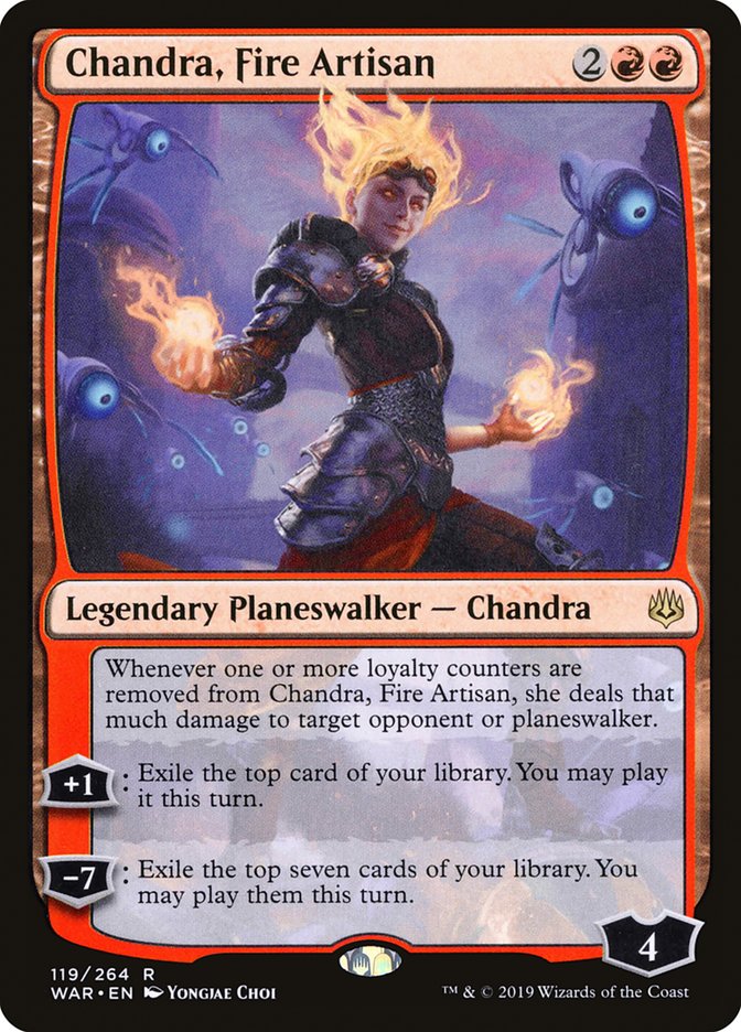 Chandra, Fire Artisan (119) (WAR)