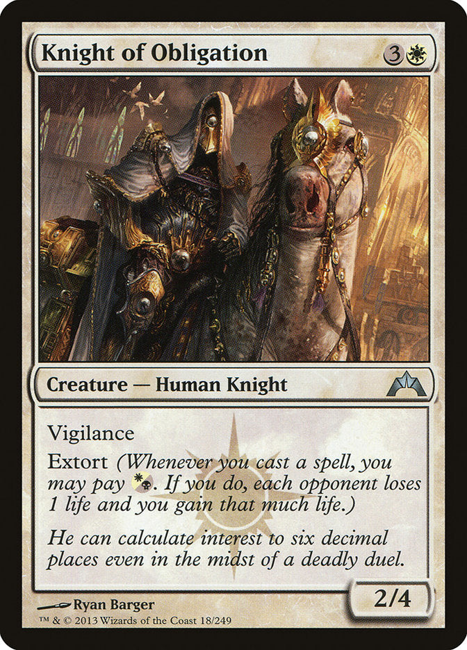Knight of Obligation (18) (GTC)